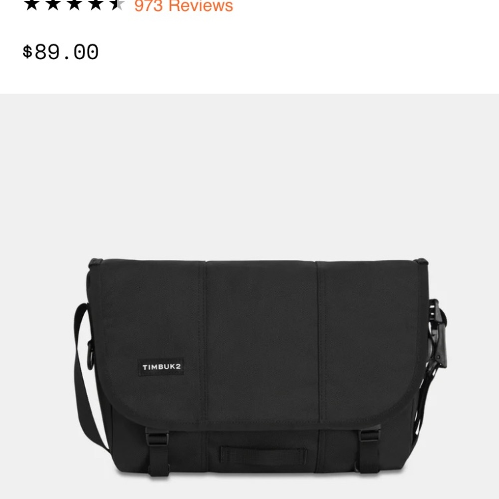 Timbuk2 Classic Messenger Bag in Black